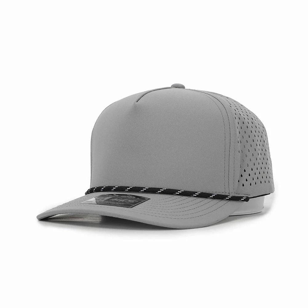 Light Gray 5 Panel Rope Performance Hat